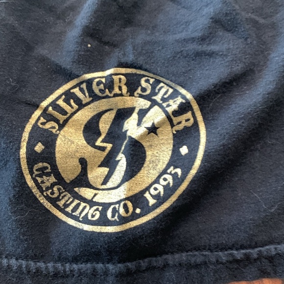 Y2K Styled Silver Star Tshirt - Picture 4 of 4